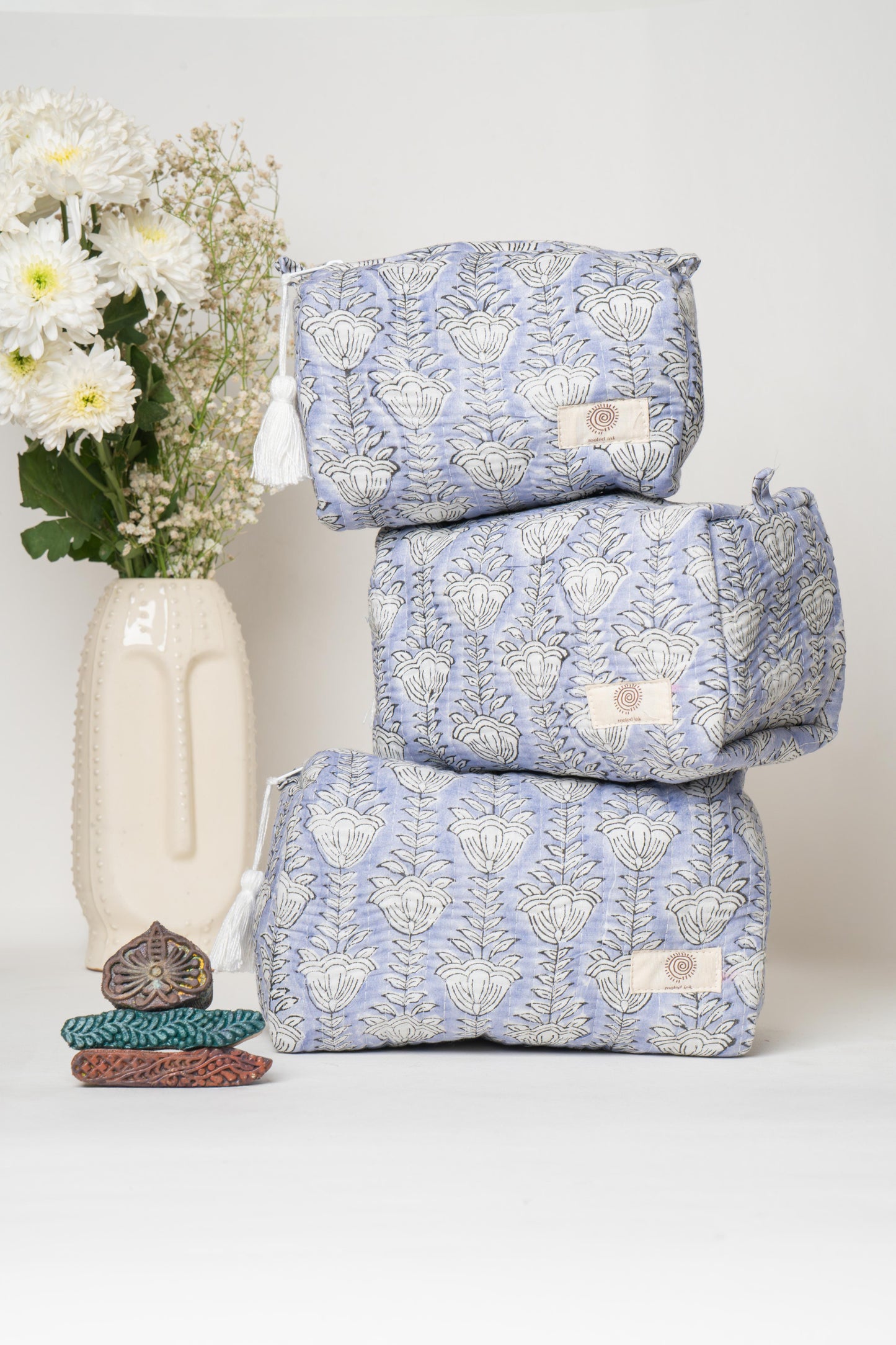 Jammu -  Toiletry pouches (Set of 3)