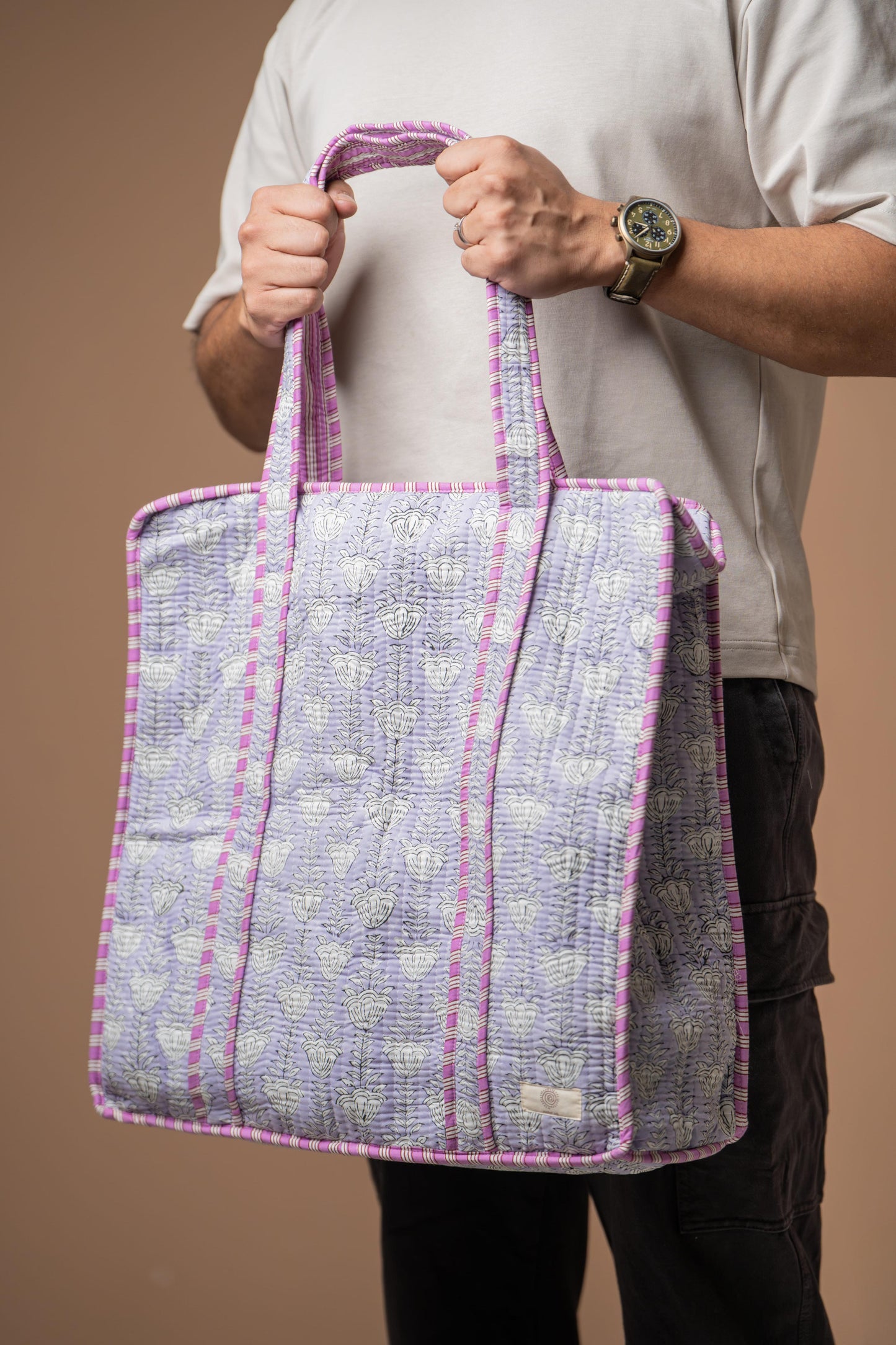 Jammu - Block Printed Tote Bag