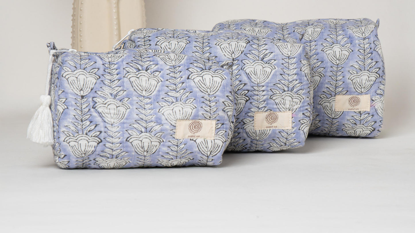 Jammu -  Toiletry pouches (Set of 3)