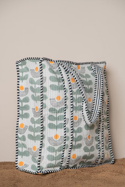 Bombay - Block Printed Tote Bag