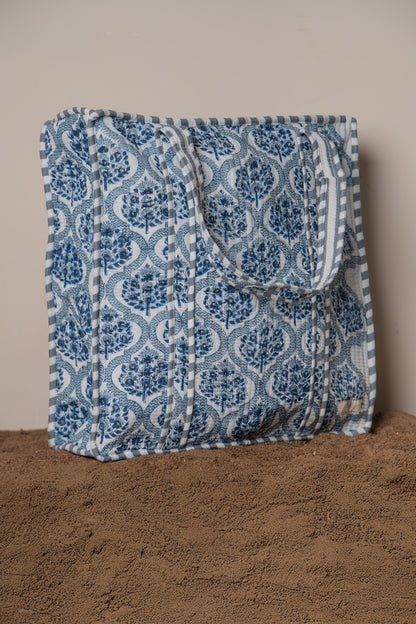 Agra - Block Printed Tote Bag