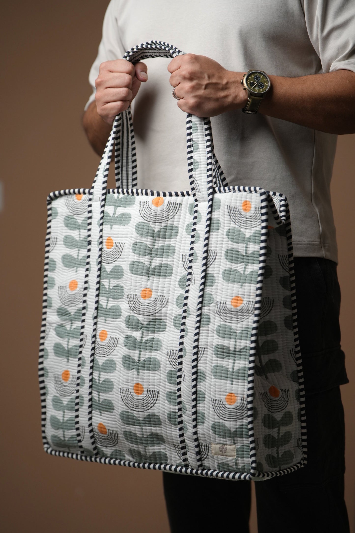 Bombay - Block Printed Tote Bag